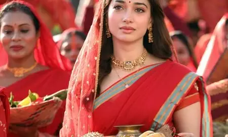 तमन्ना भाटिया की फिल्म द वन - फोर्स ऑफ द फॉरेस्ट में दिखेगी छठ पूजा की भव्यता तमन्ना भाटिया की फिल्म द वन - फोर्स ऑफ द फॉरेस्ट में दिखेगी छठ पूजा की भव्यता