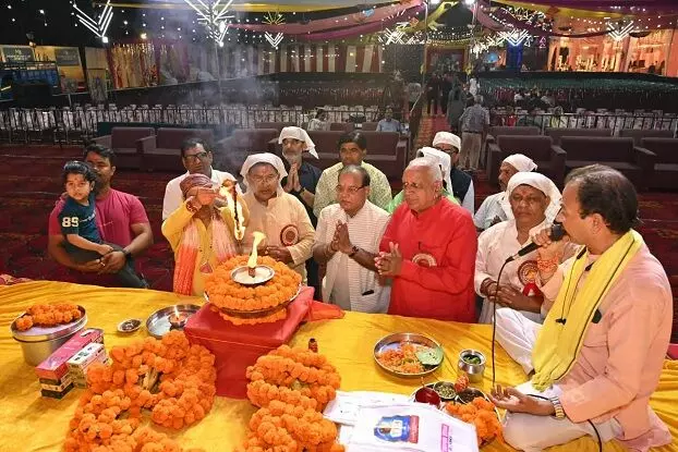 राजनगर में माता की चौकी के साथ भक्तिमय हुआ माहौल