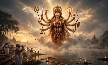 महालया अमावस्या पर पितरों का तर्पण, मां के आगमन की प्रधानमंत्री मोदी समेत कई नेताओं ने दीं शुभकामनाएं महालया अमावस्या पर पितरों का तर्पण, मां के आगमन की प्रधानमंत्री मोदी समेत कई नेताओं ने दीं शुभकामनाएं