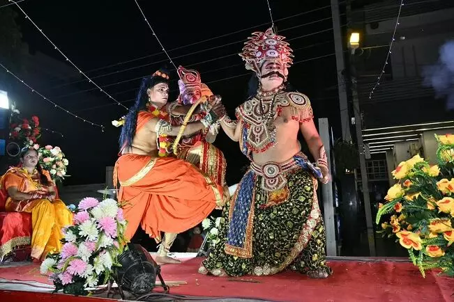 श्री रामलीला समिति, राजनगर की सड़कों पर मची श्री राम की बारात की धूम