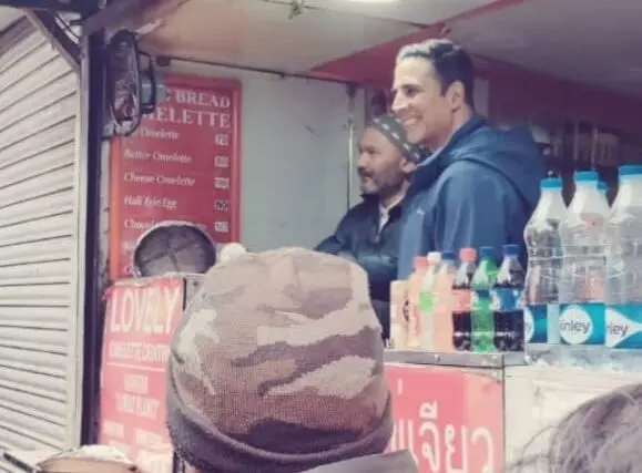 शूटिंग के लिए मसूरी पहुंचे बॉलीवुड अभिनेता अक्षय कुमार