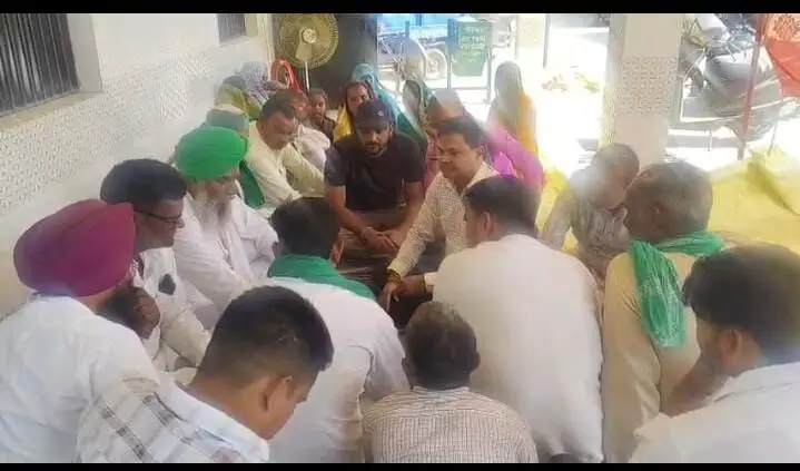 चार दिन बाद खत्म हुआ किसान यूनियन का धरना