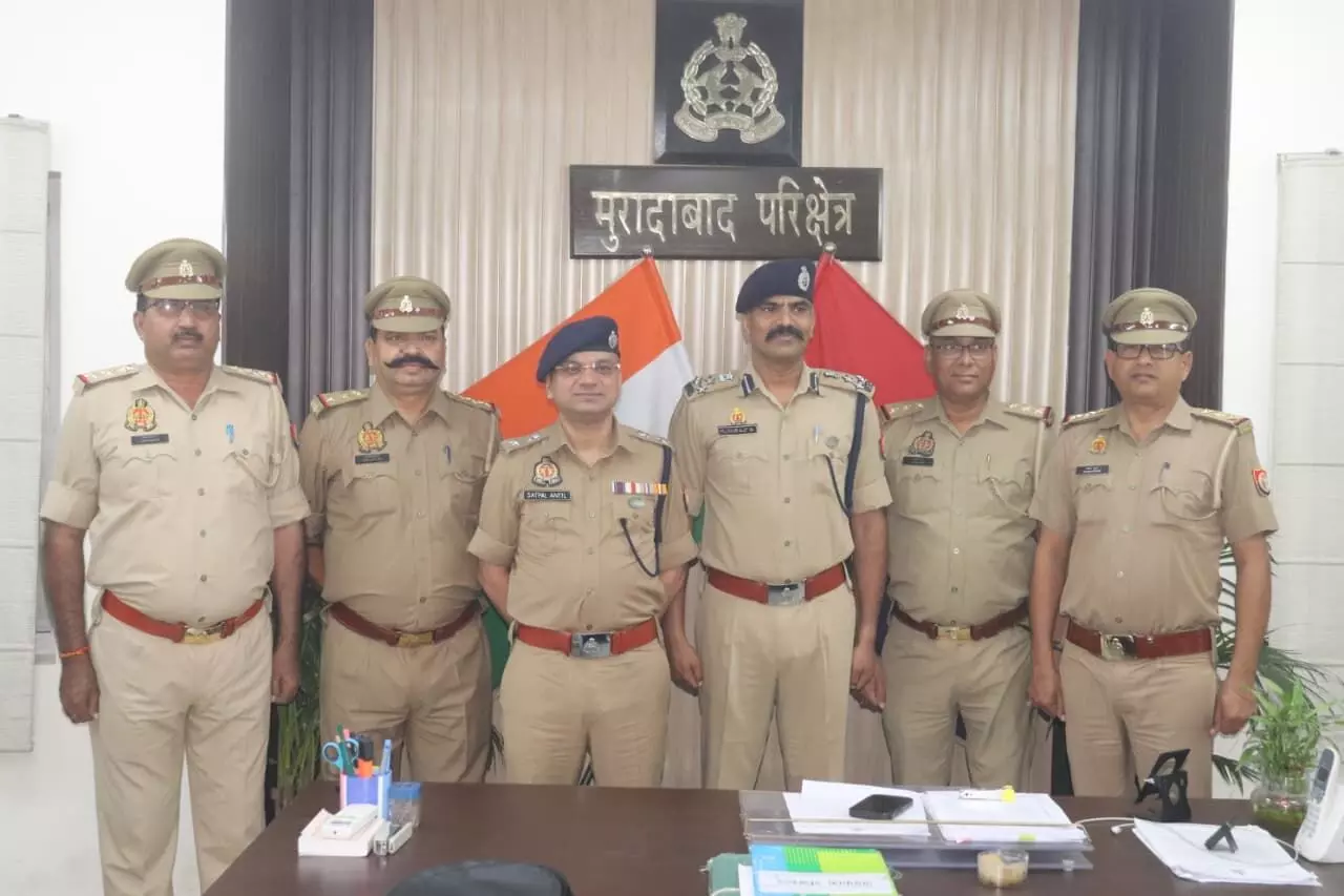 Moradabad : पुलिस महकमे में बड़ा प्रमोशन, चार दरोगा बने इंस्पेक्टर